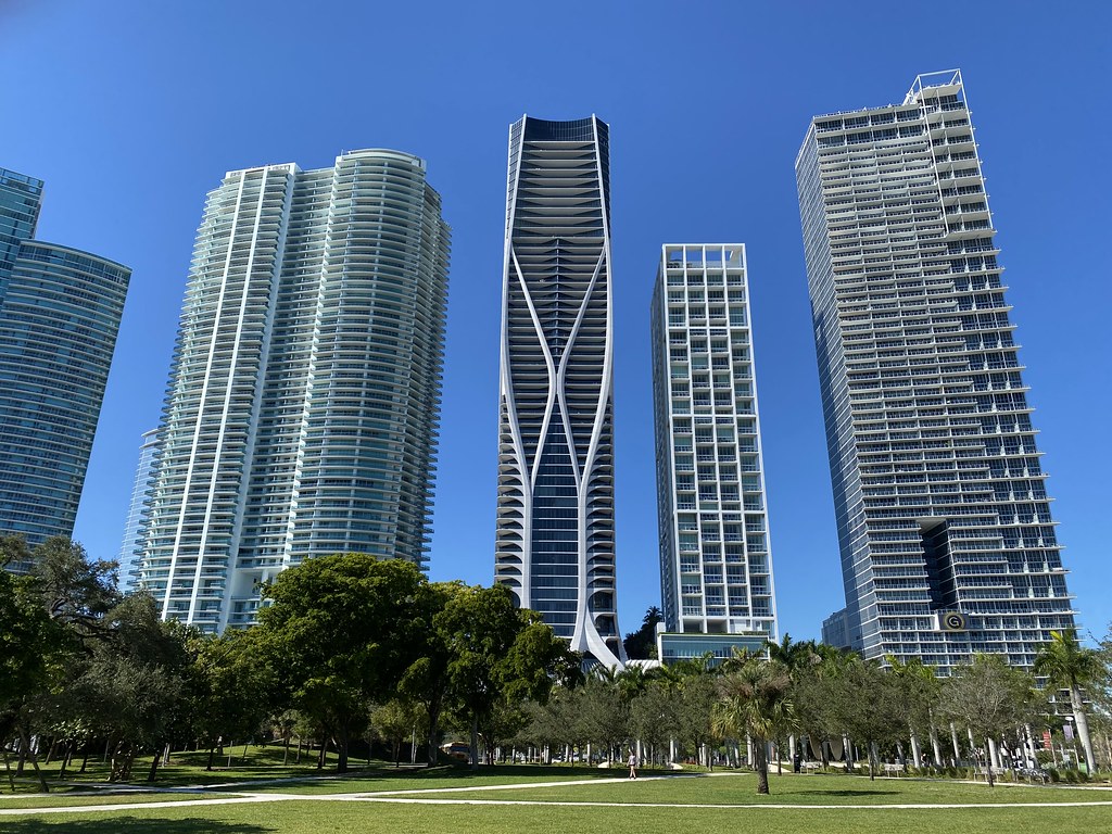 Biscayne wall buildings Miami